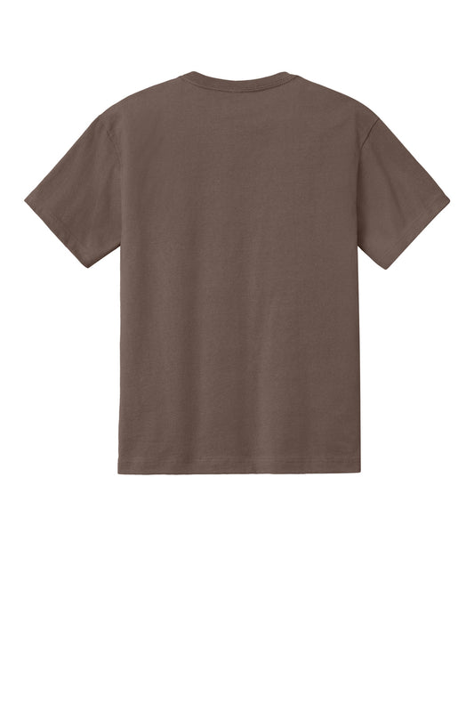 BELLA+CANVAS Unisex 7.5-Ounce Heavyweight Tee - Cocoa - flat back