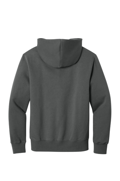 BELLA+CANVAS Unisex 10-Ounce Heavyweight Full-Zip Hooded Sweatshirt - Asphalt - flat back