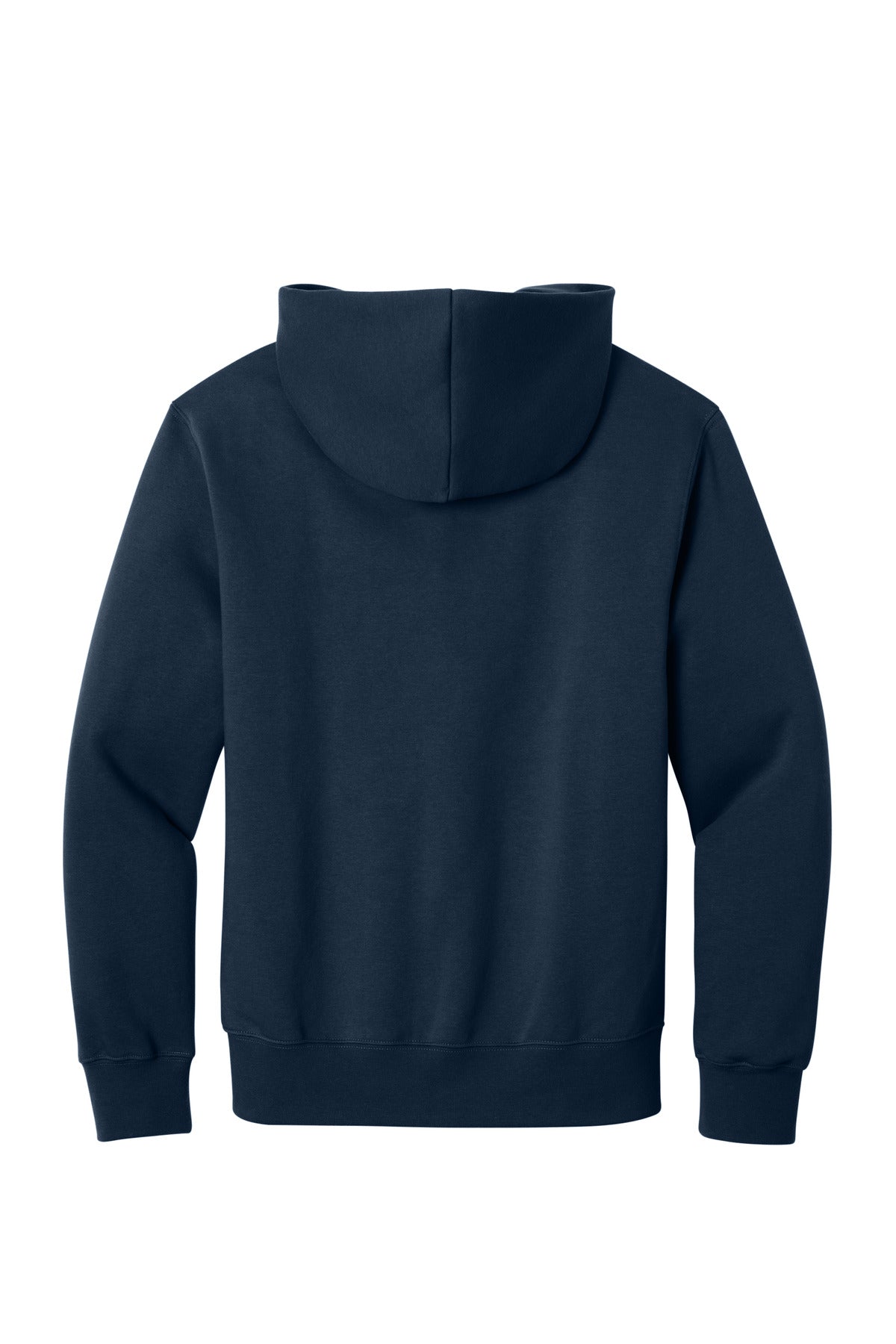 BELLA+CANVAS Unisex 10-Ounce Heavyweight Full-Zip Hooded Sweatshirt - Navy - flat back
