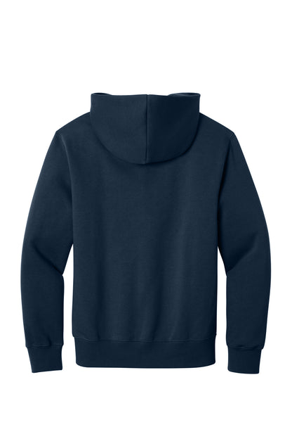 BELLA+CANVAS Unisex 10-Ounce Heavyweight Full-Zip Hooded Sweatshirt - Navy - flat back