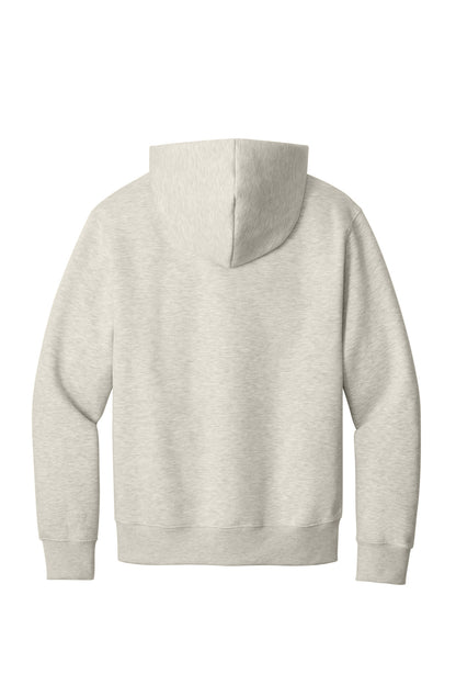 BELLA+CANVAS Unisex 10-Ounce Heavyweight Full-Zip Hooded Sweatshirt - Vintage Heather Grey - flat back