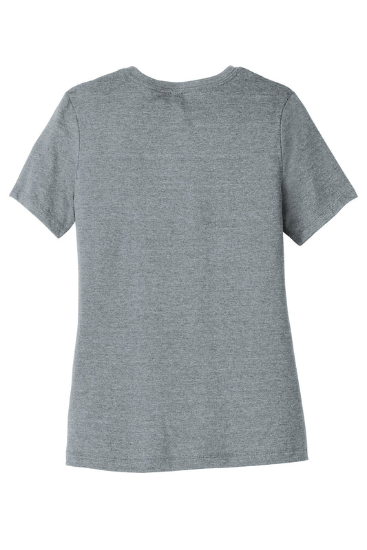 BELLA+CANVAS Women's Relaxed CVC Tee - Athletic Heather - flat back