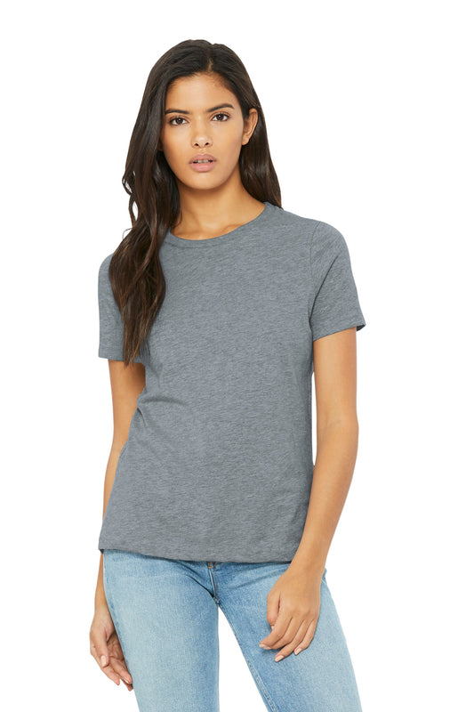 BELLA+CANVAS Women's Relaxed CVC Tee - Athletic Heather - front