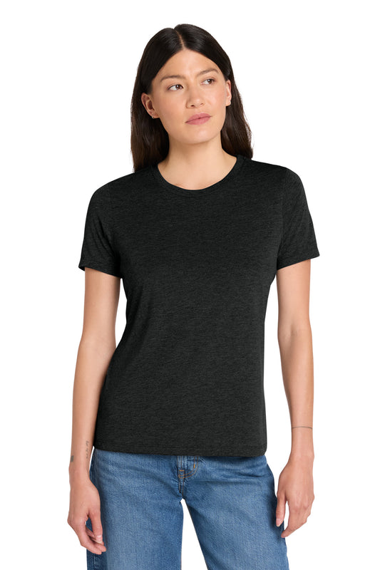 BELLA+CANVAS Women's Relaxed Triblend Tee - Charcoal-Black Triblend - front