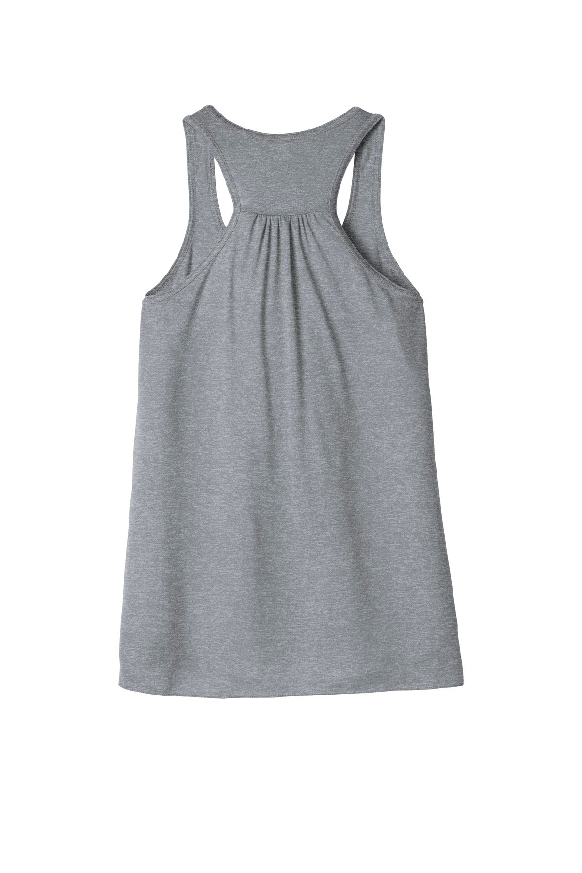 BELLA+CANVAS Women's Flowy Racerback Tank - Athletic Heather - flat back