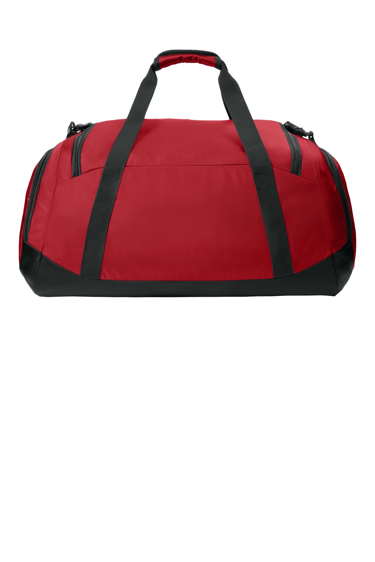 Sport-Tek Large Rec Duffel - Deep Red - flat back