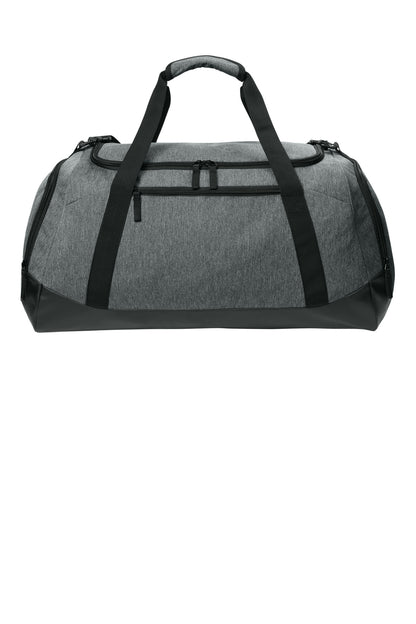 Sport-Tek Large Rec Duffel - Heather Grey - front