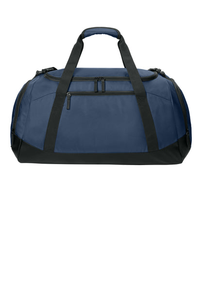 Sport-Tek Large Rec Duffel - True Navy - front