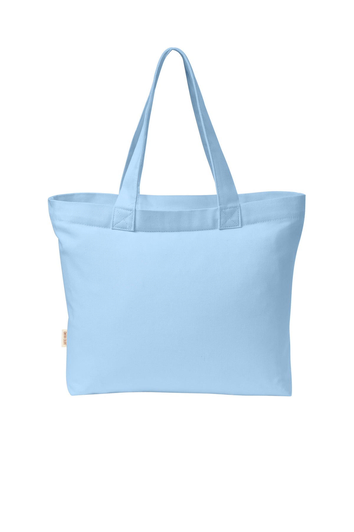 Comfort Colors Everyday Tote - Hydrangea - flat back
