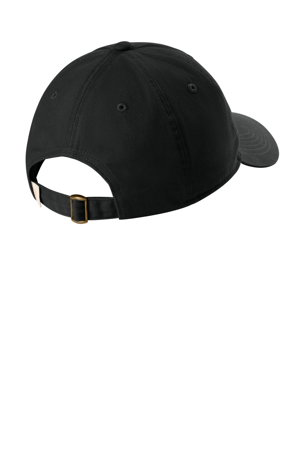 Comfort Colors Sunwashed Cap - Black - flat back