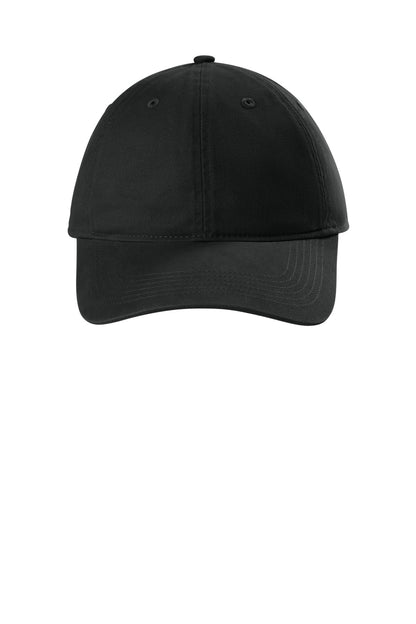 Comfort Colors Sunwashed Cap - Black - flat front