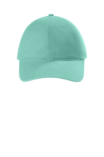 Comfort Colors Sunwashed Cap - Chalky Mint - flat front