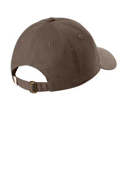 Comfort Colors Sunwashed Cap - Espresso - flat back