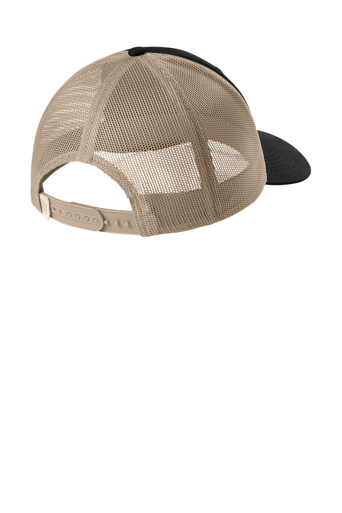 Comfort Colors Sunwashed Trucker Cap - Black - flat back