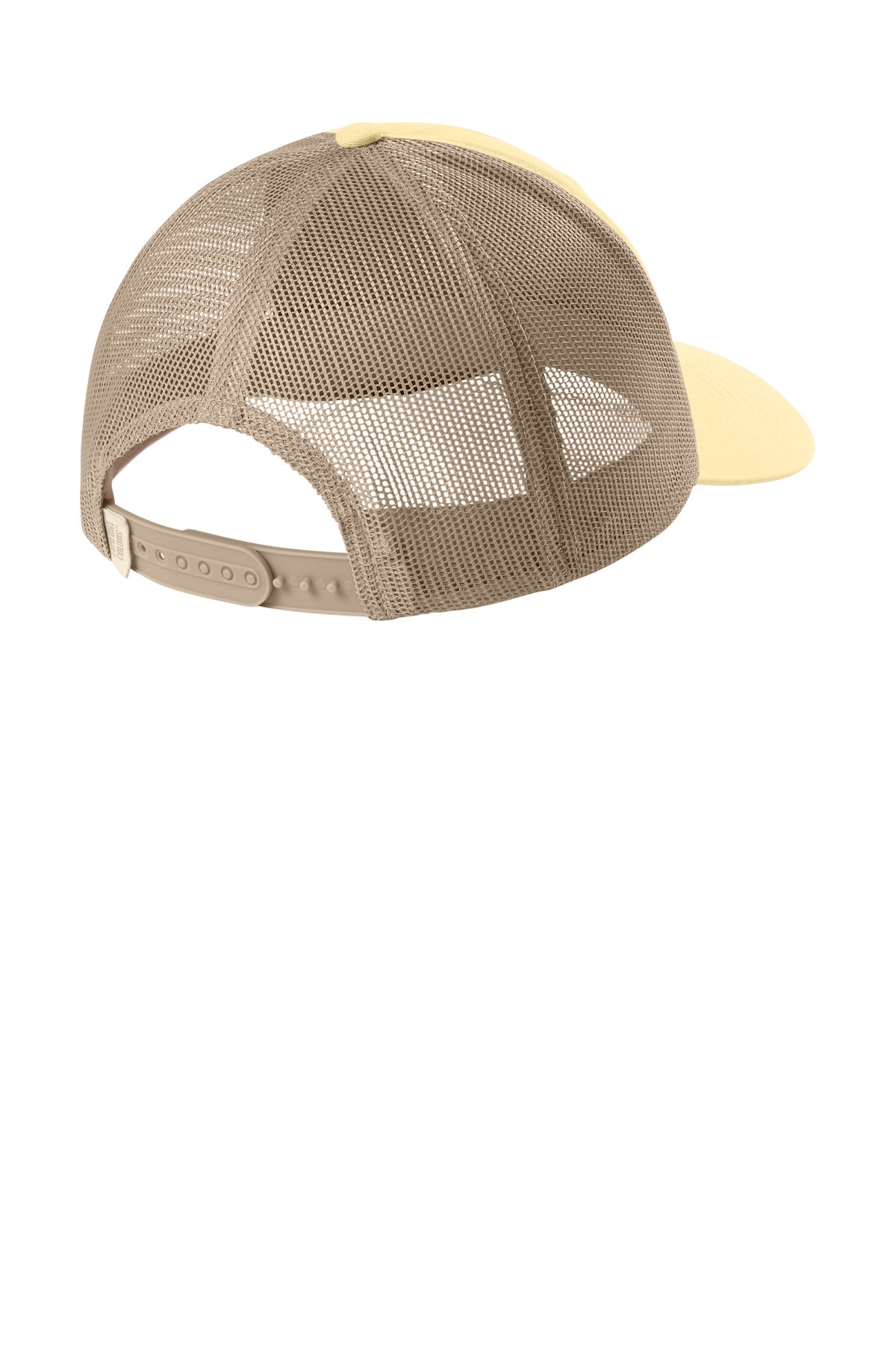 Comfort Colors Sunwashed Trucker Cap - Butter - flat back