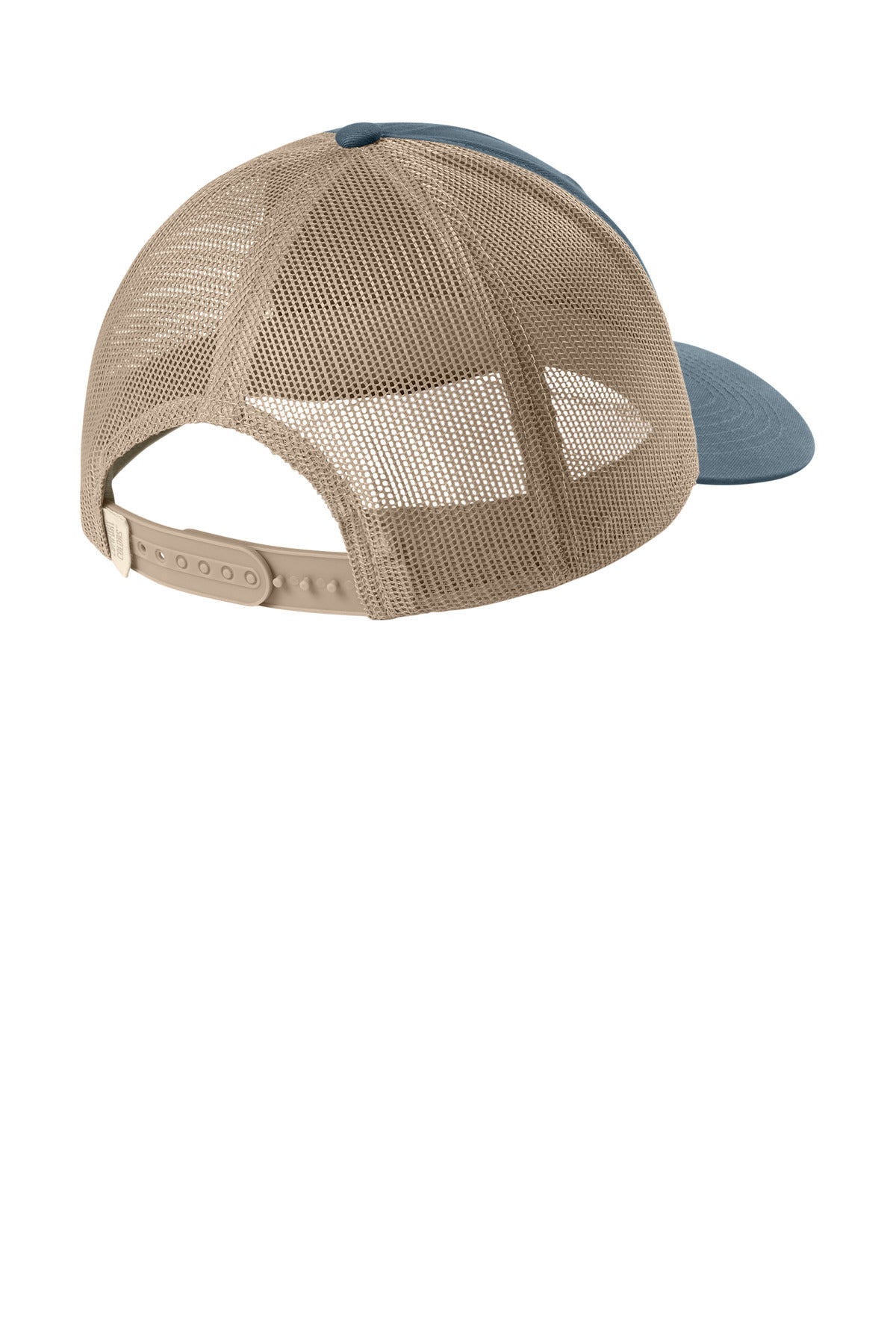 Comfort Colors Sunwashed Trucker Cap - Denim - flat back