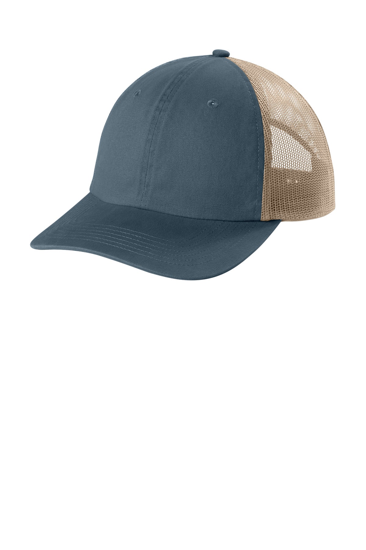 Comfort Colors Sunwashed Trucker Cap - Denim - front