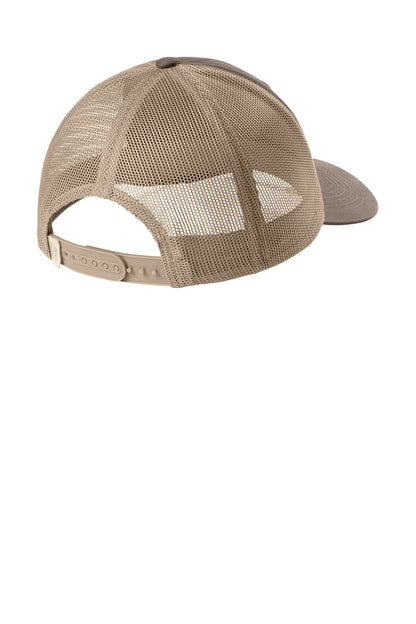 Comfort Colors Sunwashed Trucker Cap - Espresso - flat back