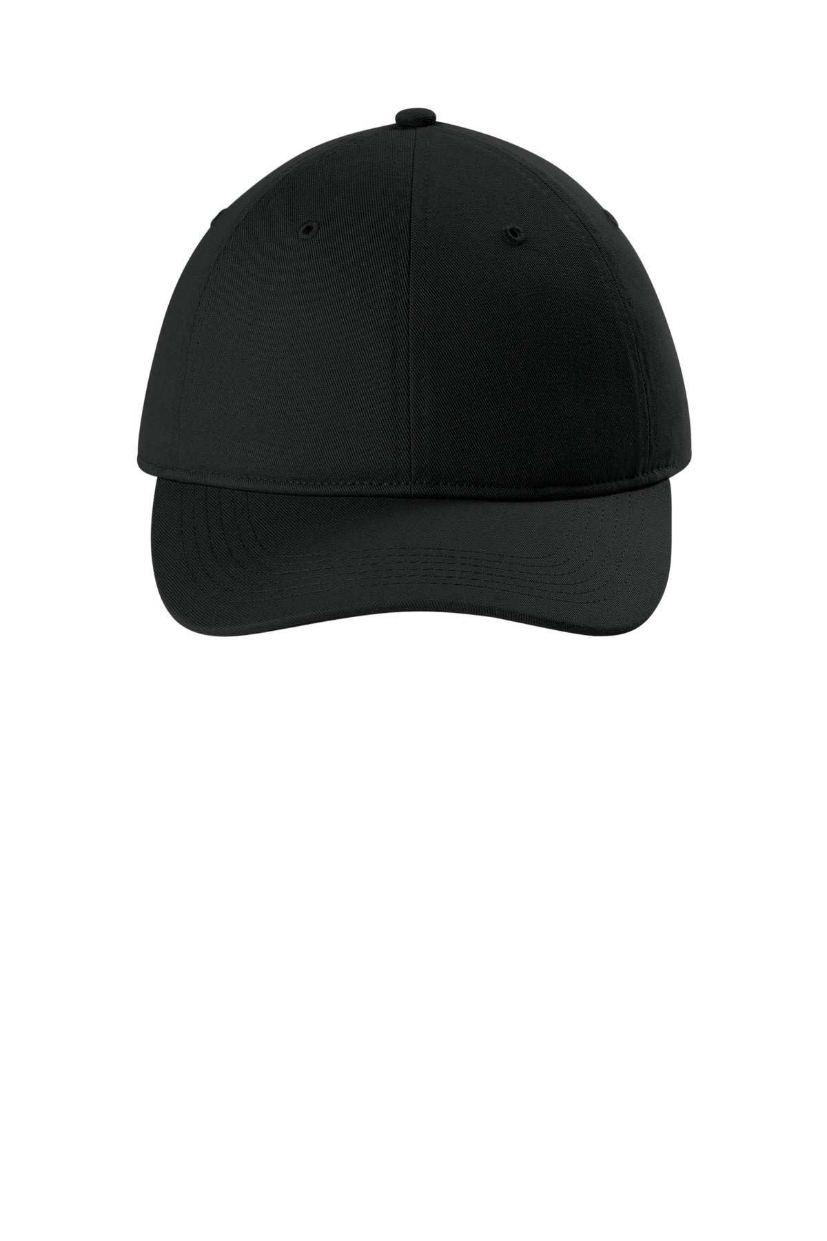 Comfort Colors Coastal Washed Cap - Black - flat front