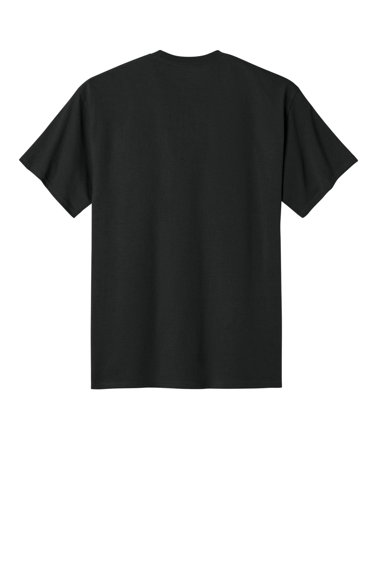 Champion Jersey Short Sleeve Tee - Black - flat back