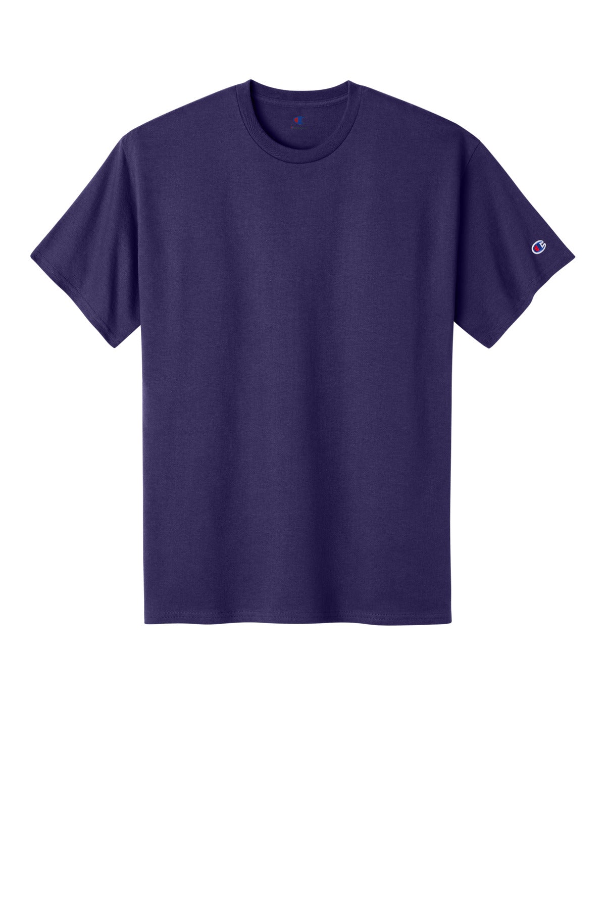 Champion Jersey Short Sleeve Tee - Champion Purple - flat front