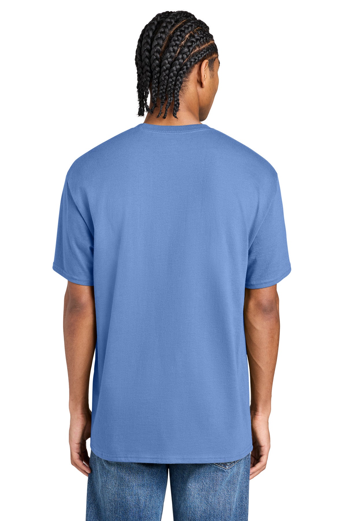 Champion Jersey Short Sleeve Tee - Light Blue - back