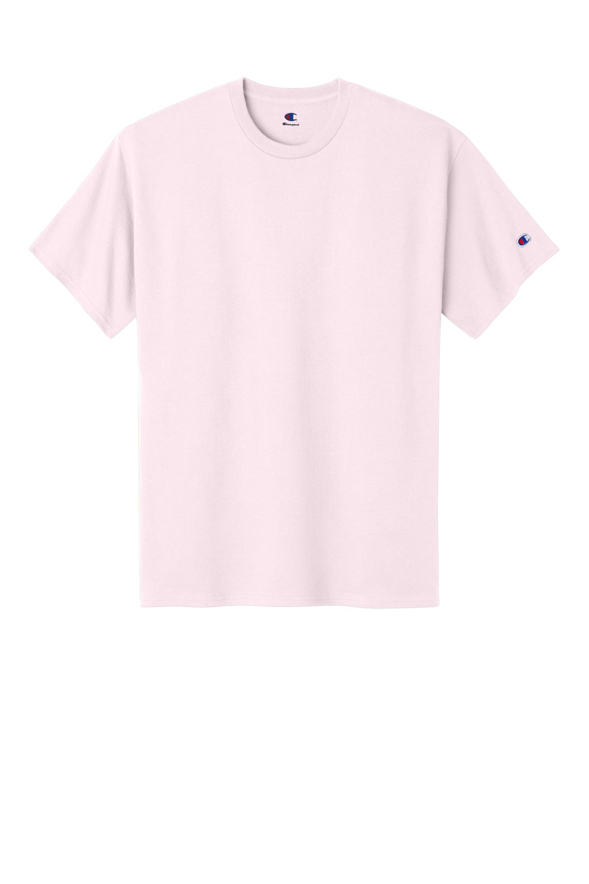 Champion Jersey Short Sleeve Tee - Lilac Pink - flat front
