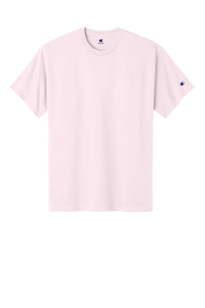 Champion Jersey Short Sleeve Tee - Lilac Pink - flat front