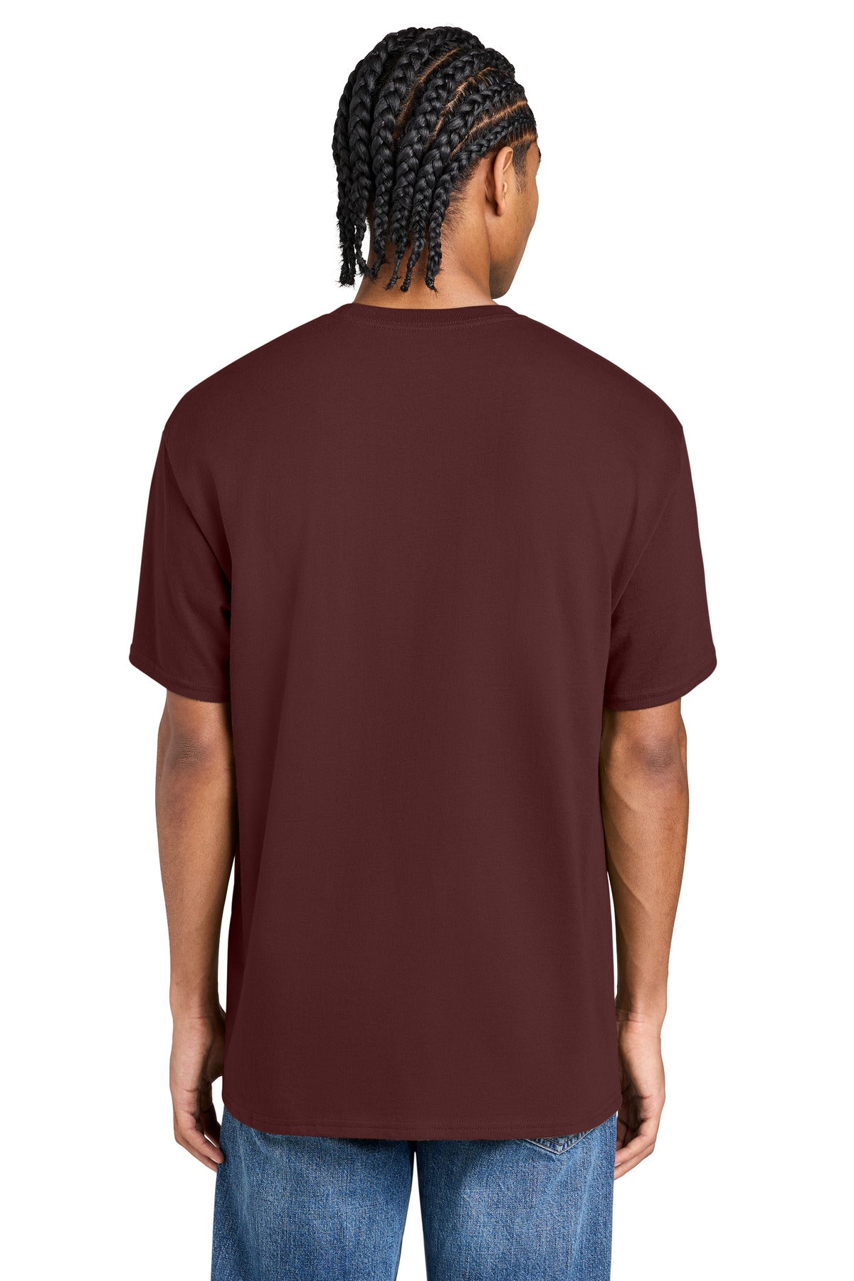 Champion Jersey Short Sleeve Tee - Maroon - back