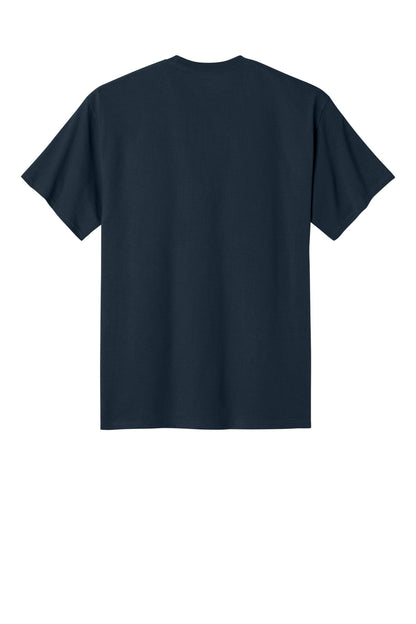 Champion Jersey Short Sleeve Tee - Navy - flat back