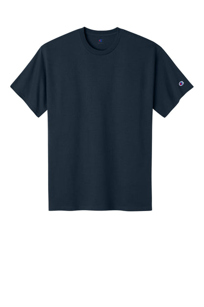 Champion Jersey Short Sleeve Tee - Navy - flat front