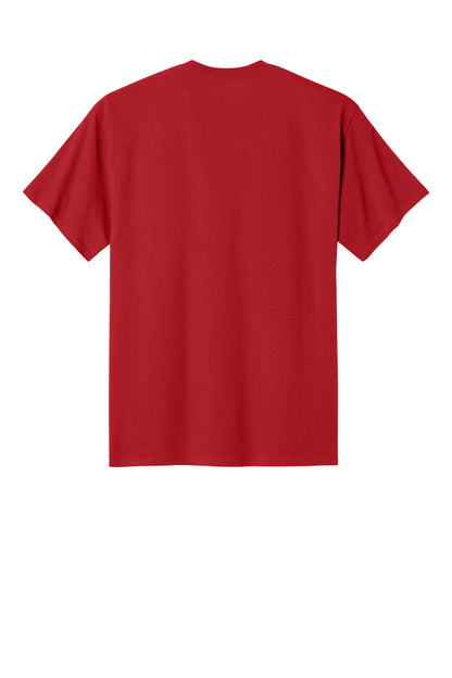Champion Jersey Short Sleeve Tee - Red - flat back