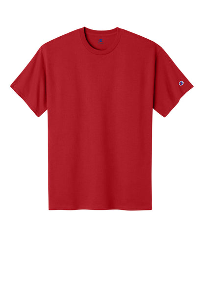 Champion Jersey Short Sleeve Tee - Red - flat front
