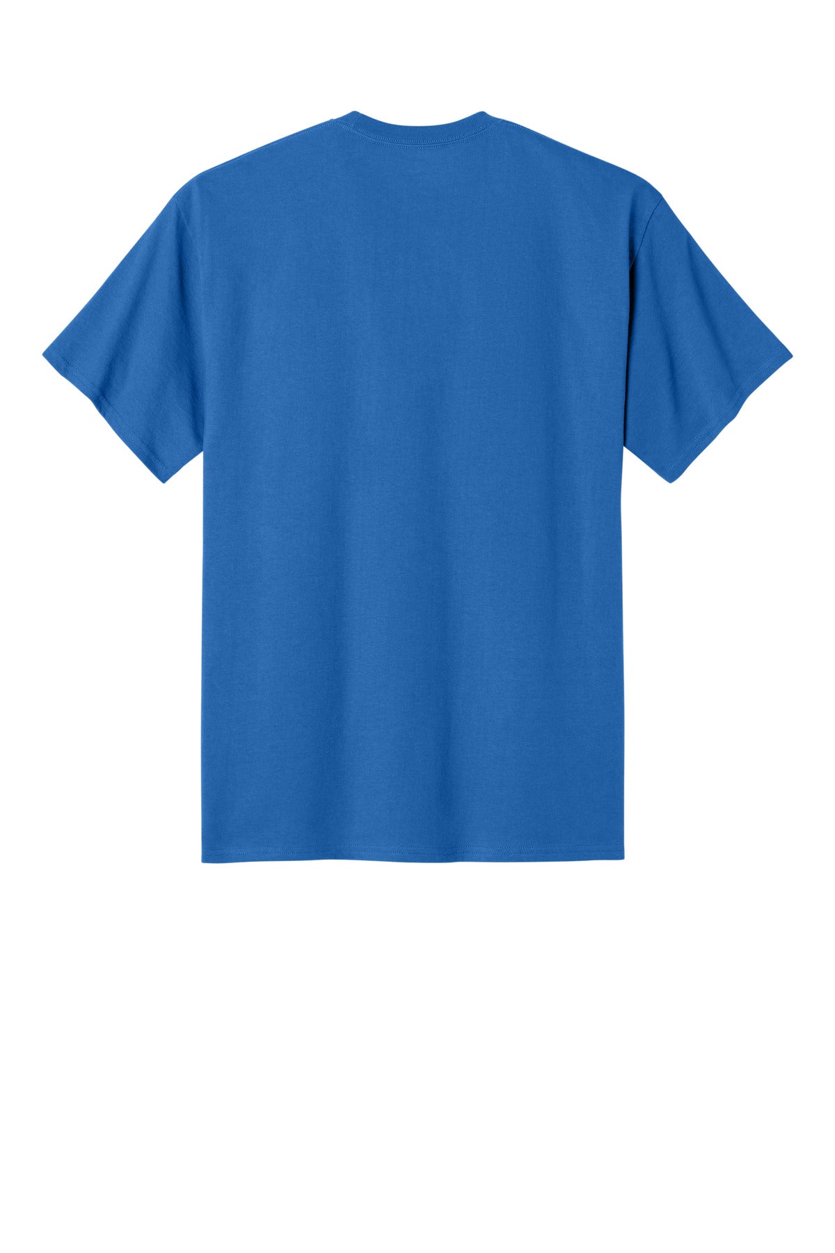 Champion Jersey Short Sleeve Tee - Royal Blue - flat back