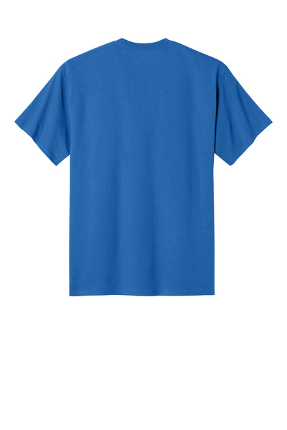 Champion Jersey Short Sleeve Tee - Royal Blue - flat back