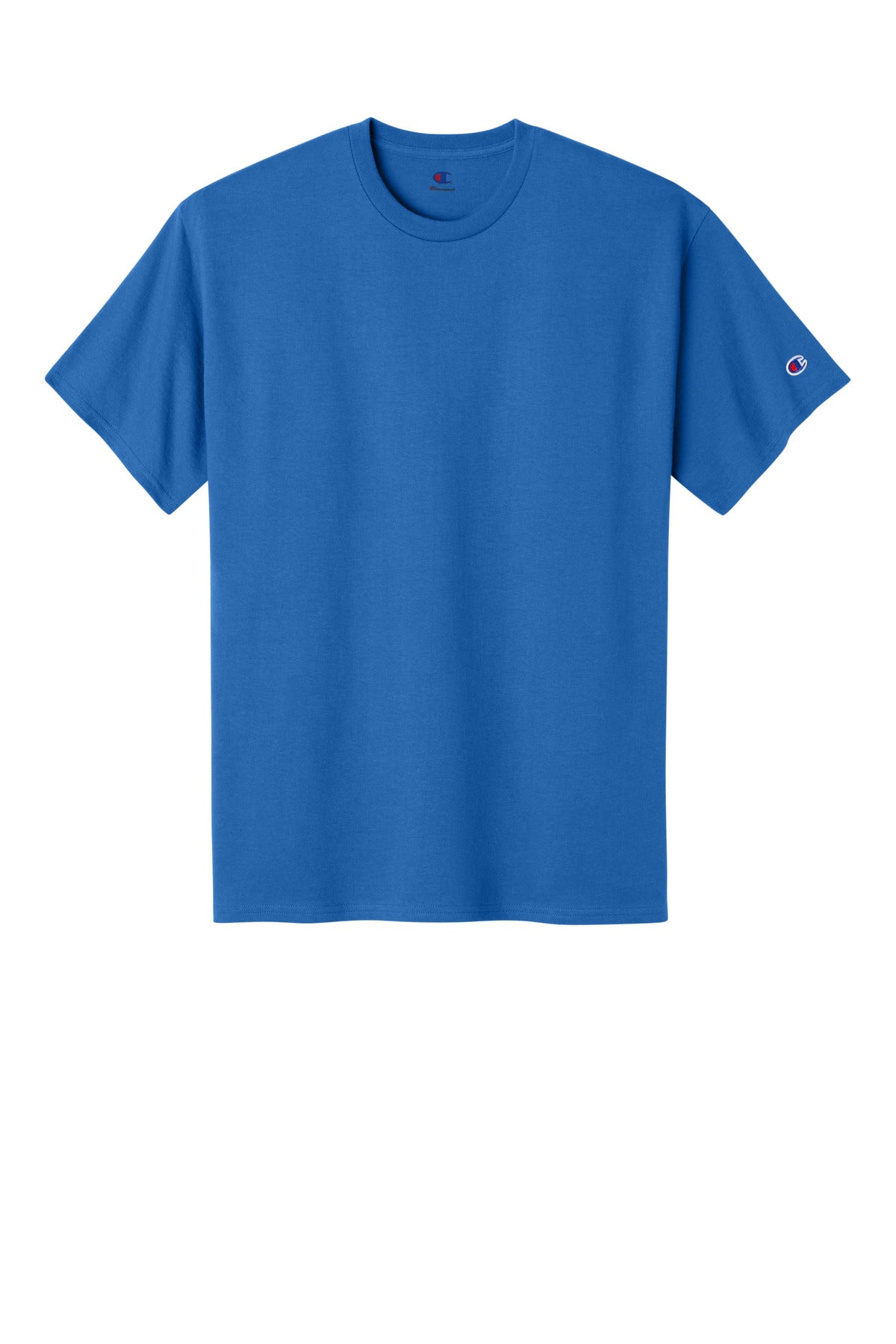 Champion Jersey Short Sleeve Tee - Royal Blue - flat front