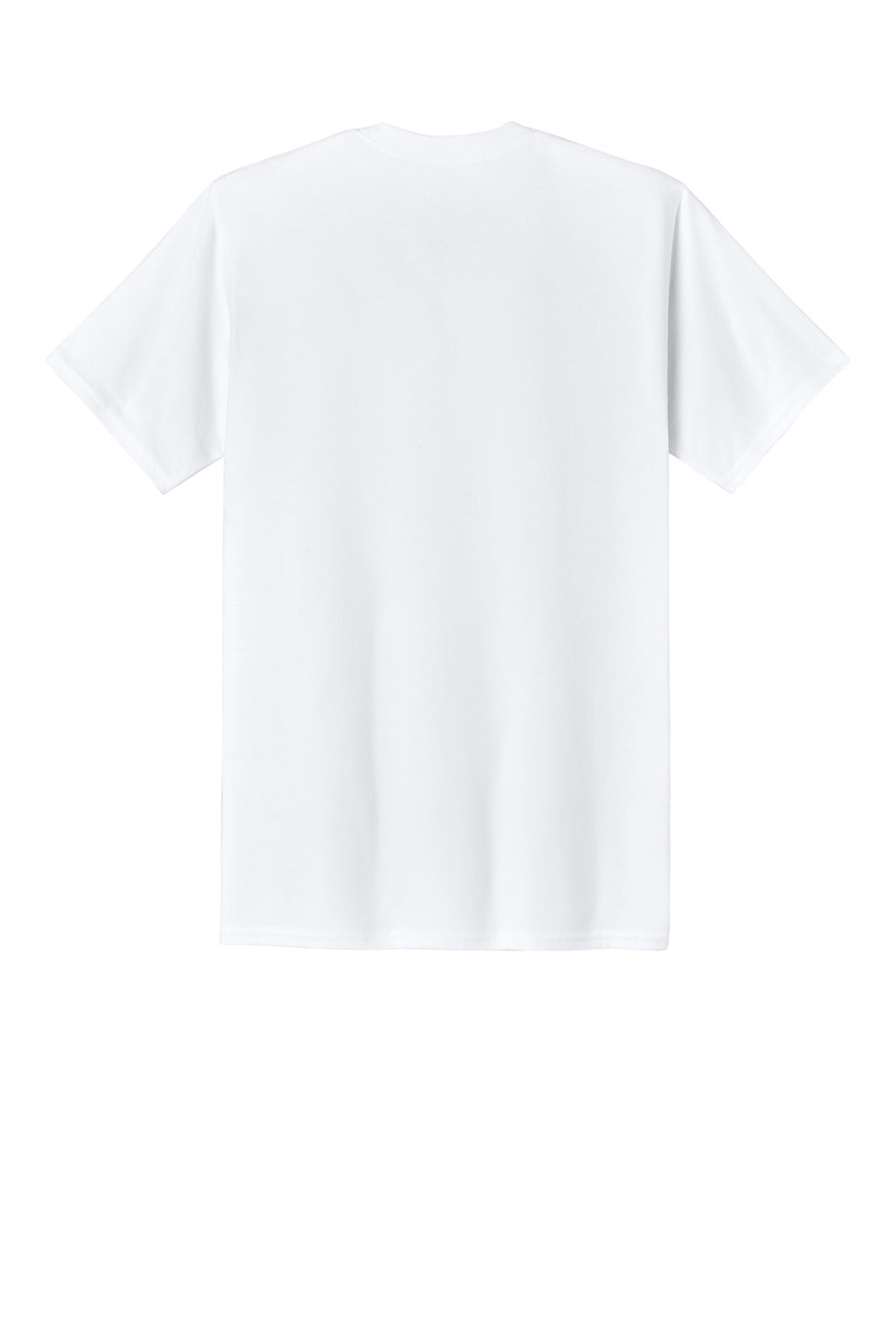 Champion Jersey Short Sleeve Tee - White - flat back