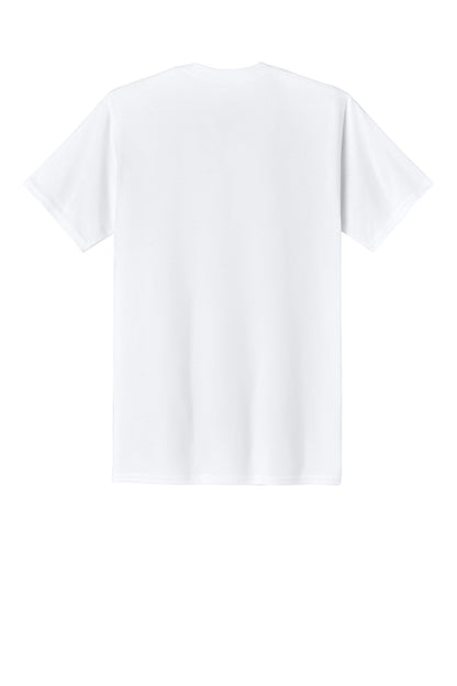 Champion Jersey Short Sleeve Tee - White - flat back