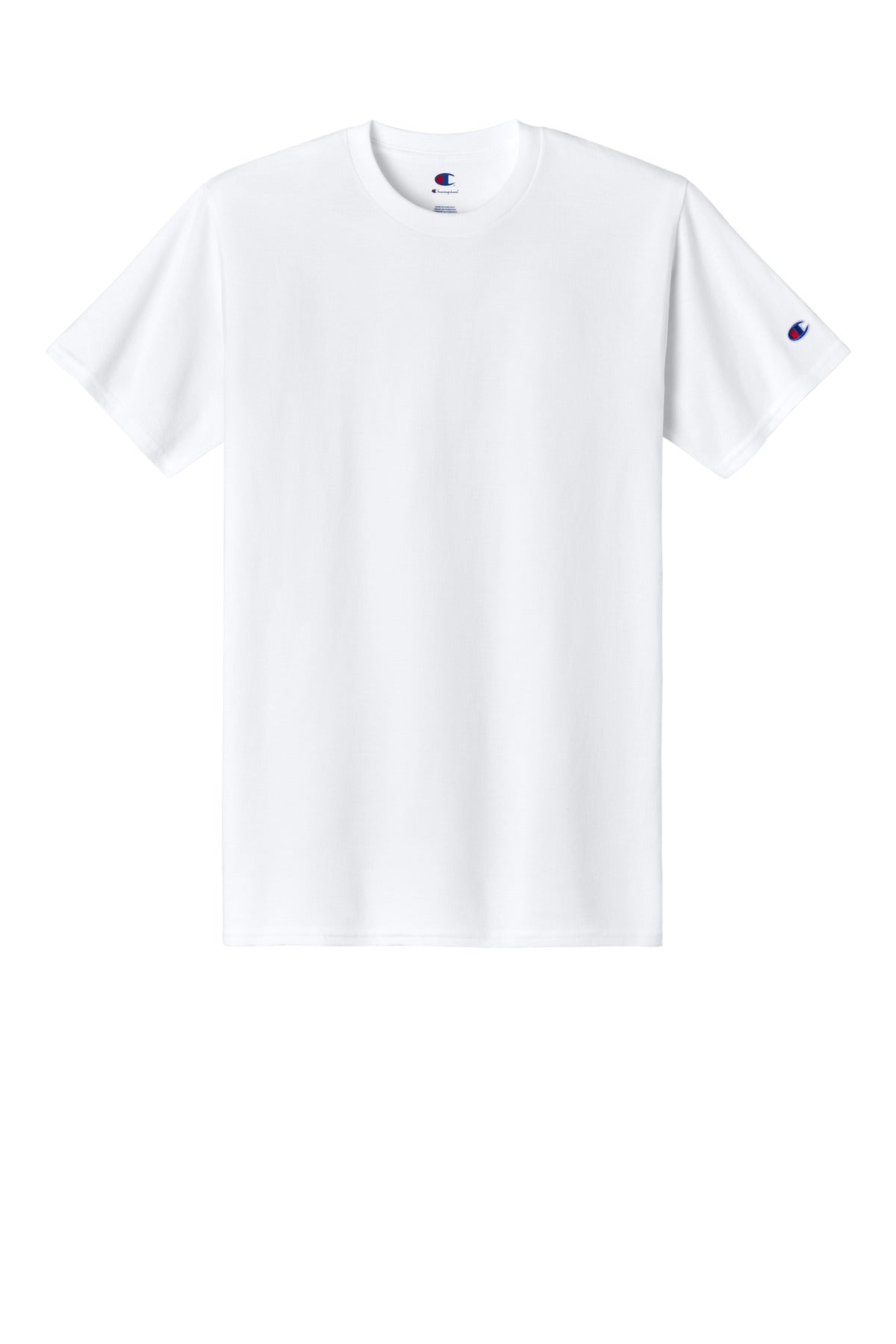 Champion Jersey Short Sleeve Tee - White - flat front