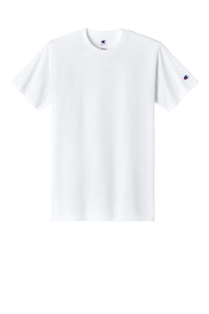 Champion Jersey Short Sleeve Tee - White - flat front