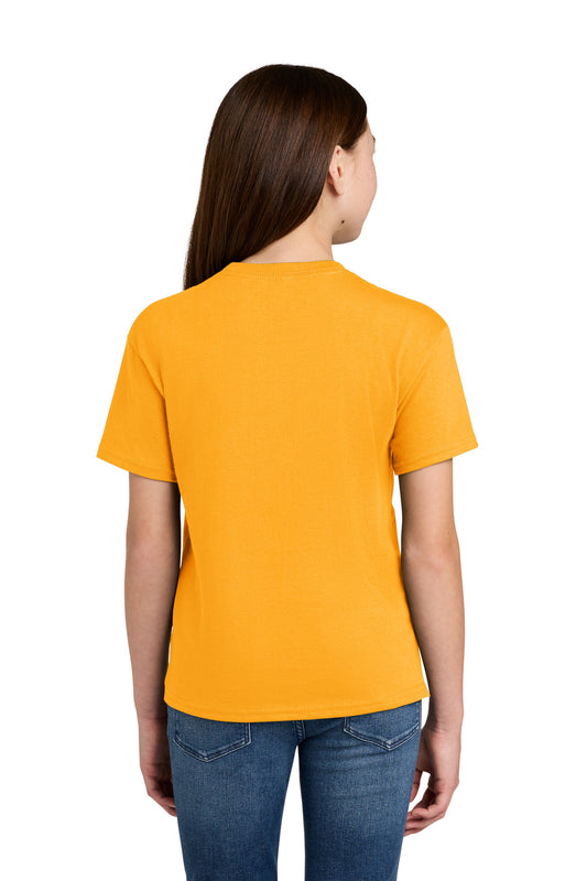 Champion Youth Jersey Short Sleeve Tee - C Gold - back