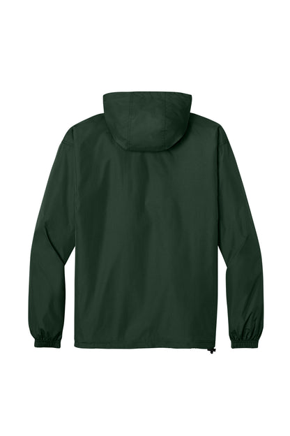 Champion Packable Anorak Jacket - Dark Green - flat back
