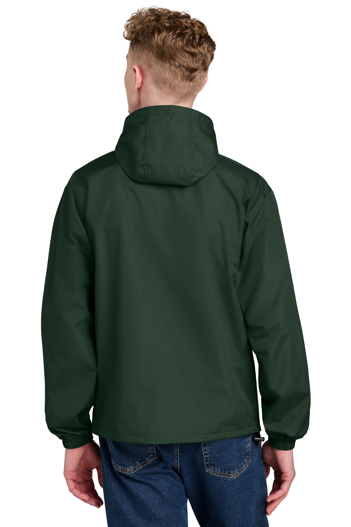 Champion Packable Anorak Jacket - Dark Green - back