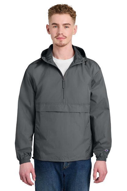 Champion Packable Anorak Jacket - Graphite - front