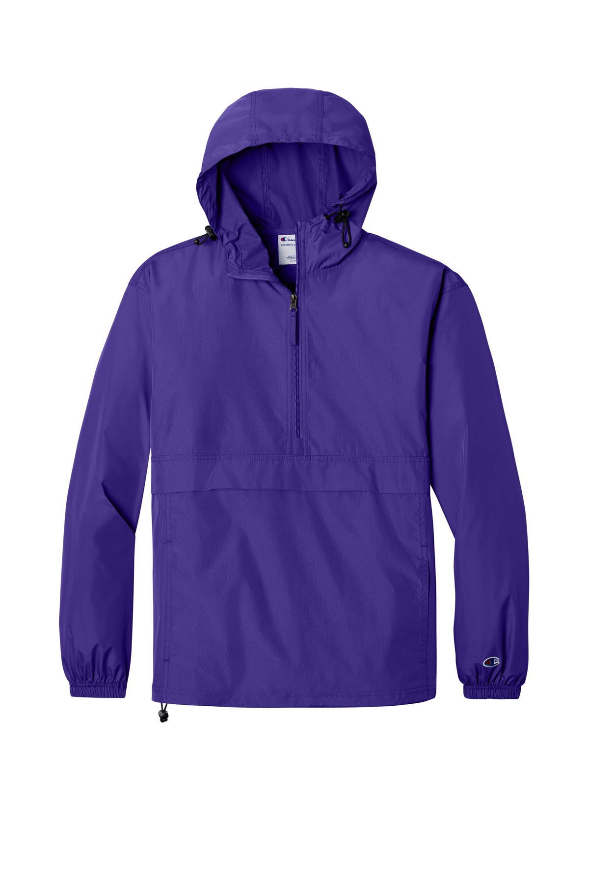 Champion Packable Anorak Jacket - Purple - flat front