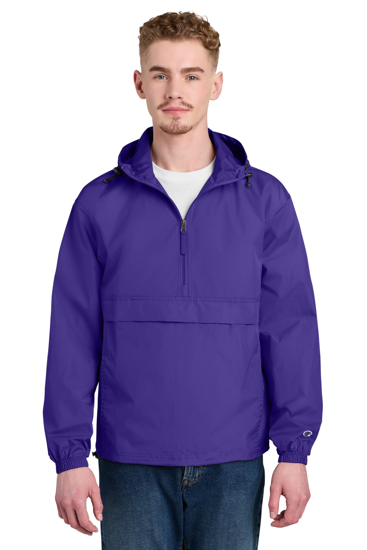 Champion Packable Anorak Jacket - Purple - front