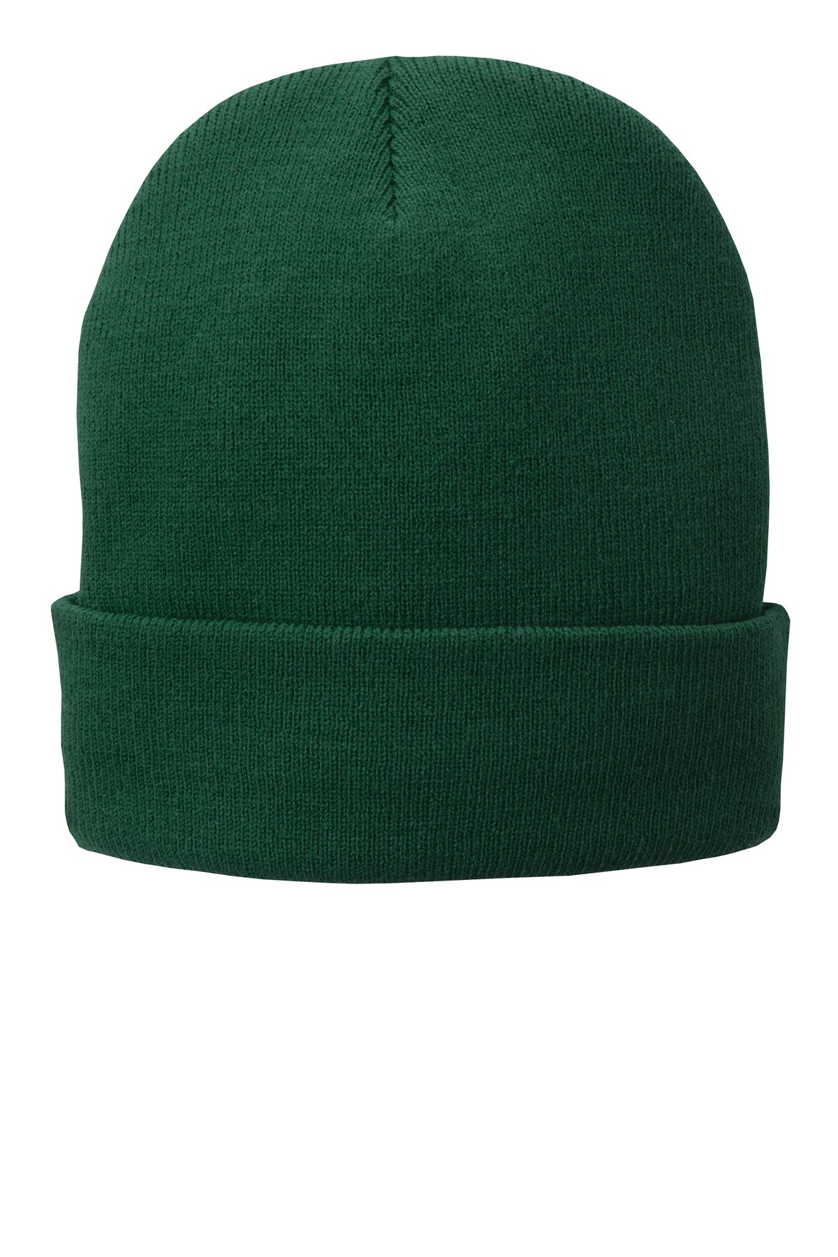 Port Authority Fleece-Lined Knit Cap - Athletic Green - front