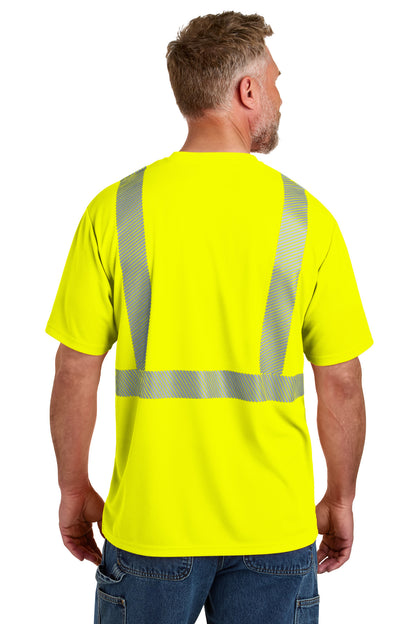 CornerStone ANSI 107 Class 2 Segmented Tape Tee - Safety Yellow - back