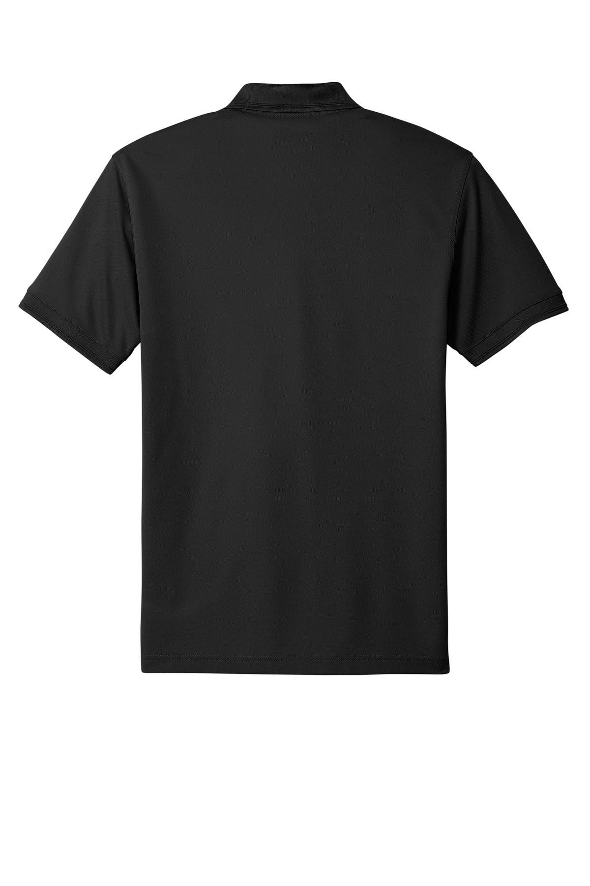 CornerStone Industrial Snag-Proof Pique Polo - Black - flat back
