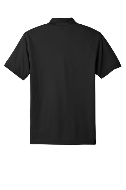 CornerStone Industrial Snag-Proof Pique Polo - Black - flat back